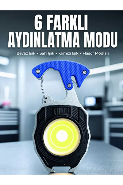 Nemere Araç Kamp Outdoor ve Tamir İşleri İçin Çok Amaçlı COB LED Şarjlı Kurta...