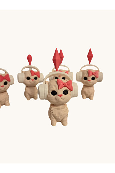 AXY PRINT Figurină Pisicuță SIMS — Bobble-head | Printat 3D
