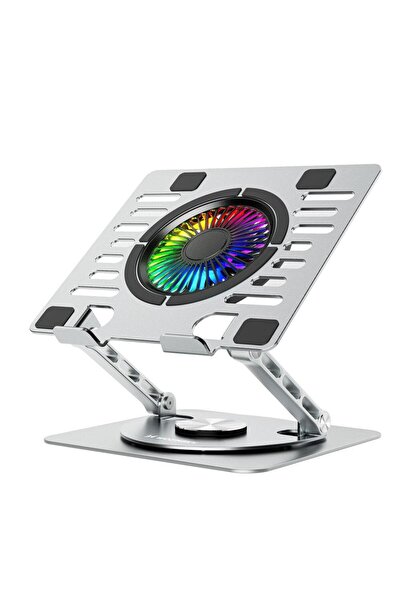 WOZINSKY WDCX-X16-AS CoolBase Βάση Ψύξης Φορητού Υπολογιστή, 16 ", RGB, 360 °...