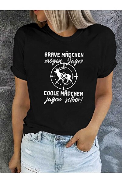Ekim11 German Good Like Hunters Cool Hunt Themselves Letter Print T-shirt, Sh...