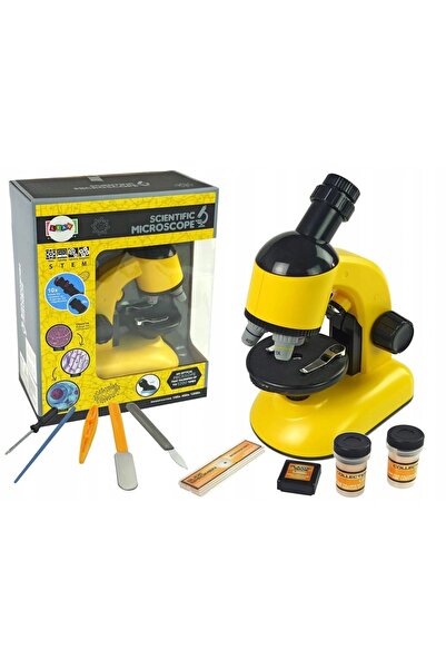 LeanToys Microscop pentru micul cerc de științei - Set educațional
