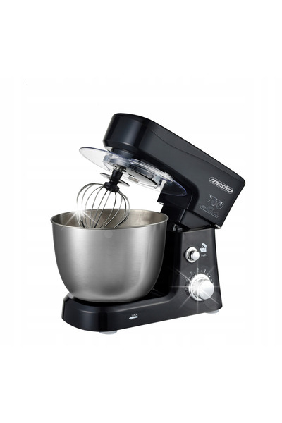 MESKO Robot de bucătărie planetar 1200W, vas 5L, capac anti-stropire, negru
