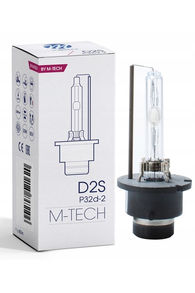 NO BRAND 2X Bec Xenon Gharnik D2S Seria Basic 35W 85V 5000K M-Tech *Complet*