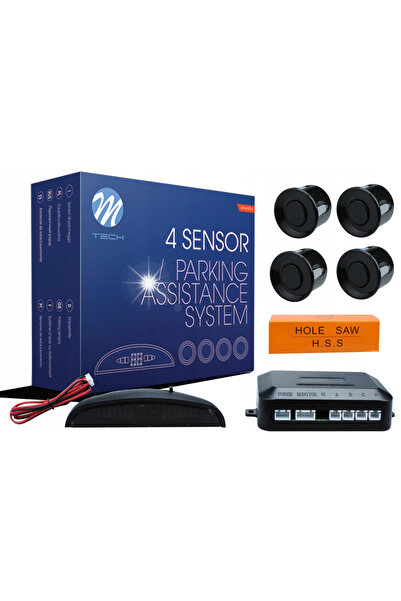 M-TECH Senzori de parcare COFANIA Display Negru