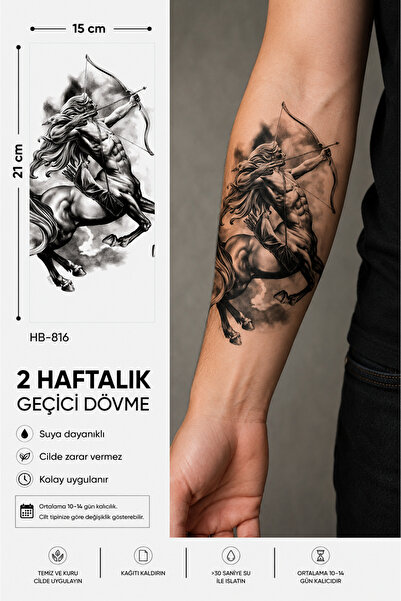 medink tattoo Gerçekci Geçici Dövme Savaşcı Dövme geçici Etiket Kadın Erkek K...