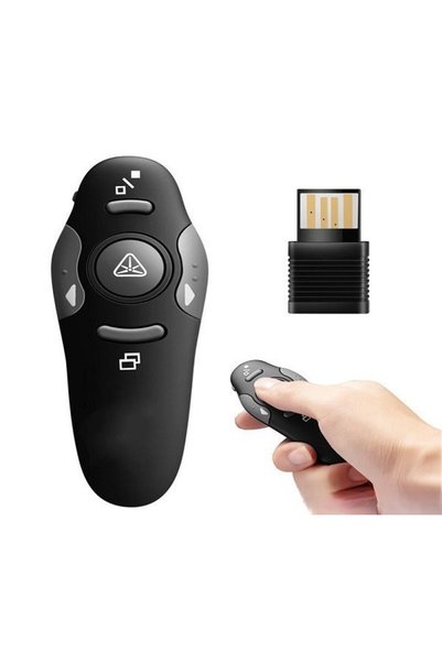 OEM Κόκκινος Παρουσιαστής Λέιζερ με Δέκτη USB και Εμβέλεια 49μ 500-413308