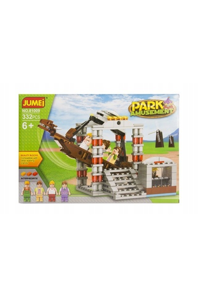 Kathay-Haster Set de construcție Jumei PARC DE DIVERSIUNI 332 piese 38 x 26 cm