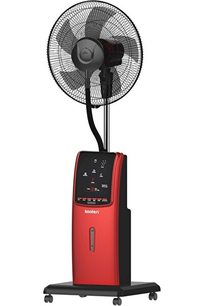 Generic Mist Fan 100W, 2L Capacity, 3 Speeds, Red