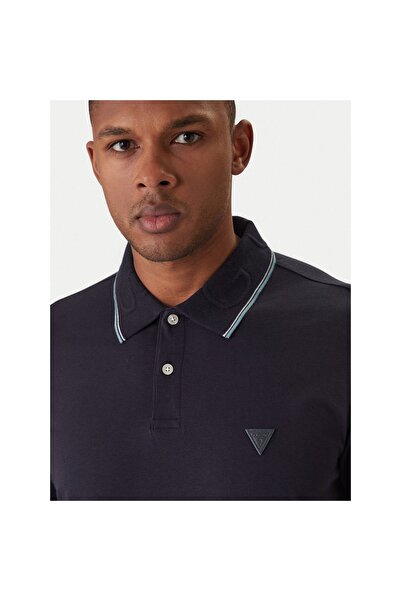 Guess Polo bărbați M6RP66J1314 Bleumarin