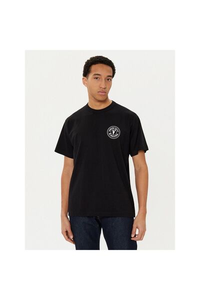 VERSACE JEANS COUTURE Tricou bărbătesc 78GAHE07 CJ00E Negru