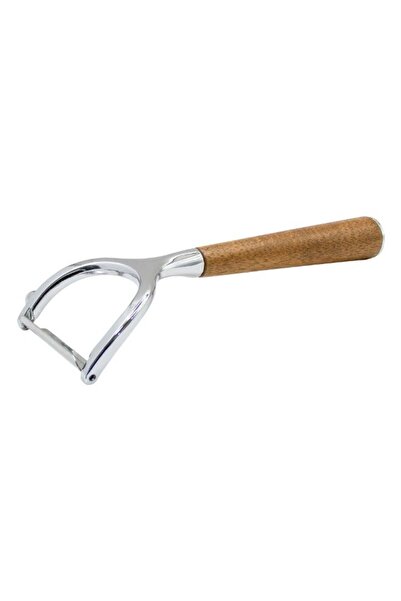 Duravel Y-Shaped Vegetable Peeler with Wooden Handle, Stainless Steel, for Ca...