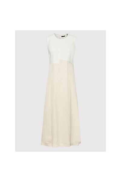 Peserico Rochie de vară pentru femei E02951 6087A Bej