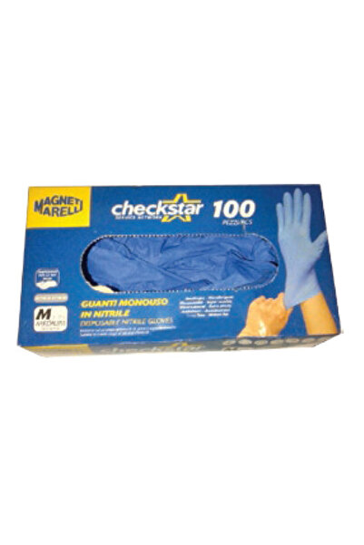 MAGNETI MARELLI Set 100 buc Manusa nitril marimea M ●Magneti Marelli●