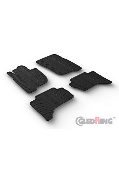 Gledring Σετ 4 ελαστικών πατακιών (άνω-κάτω) ειδικά για MITSUBISHI L200 2015-...
