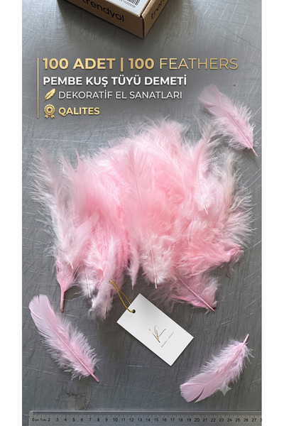 bimbambom Kuş Tüyü Pembe 100lü