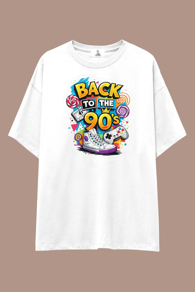 UmbraWear 90's Vibe Series Loose Fit T-Shirt |   Unisex 100% Cotton Black & W...