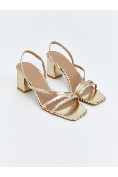 LC Waikiki Esvab • Modern & Distinctive Thin-Strap Thick-Heeled Women's Shoes