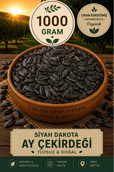Cihan Kuruyemiş 1000GR. Dakota Tuzsuz Çekirdek