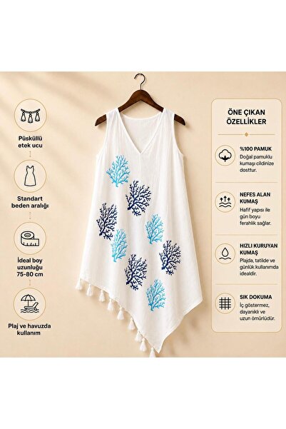 miz home collection فستان كروس بيتش