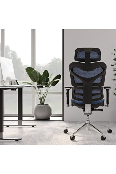 Diablo Chairs Fotel V-Commander Negru-albastru