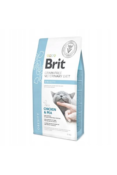 Brit Hrană pentru pisici Fără cereale Veterinary Diets Obesity la pisici 5 kg