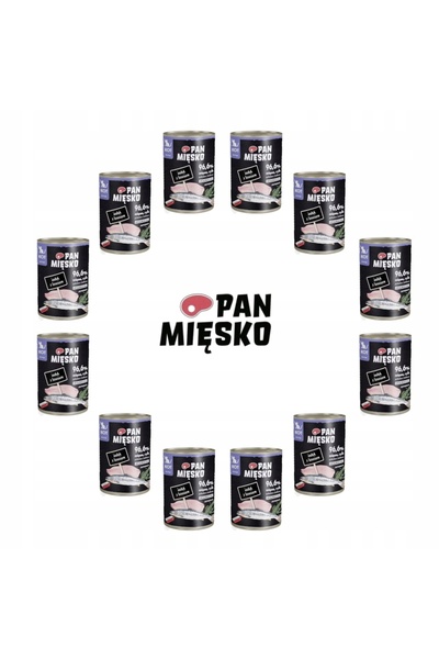 Pan Mięsko Hrană pentru pisici Curcan cu somon 400 g
