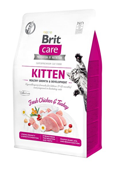 NO BRAND Hrana pentru pisici BRIT CARE Peruca si Pui 7 kg