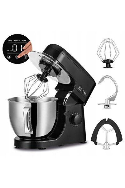 NO BRAND Robot de bucătărie planetar ZEEGMA Planet Mix 1000W Negru