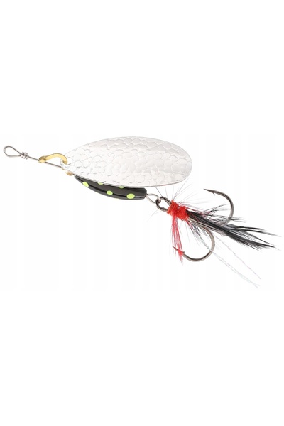 NO BRAND Spinning spinner MIKADO M-Grub PMB-GRU-3-BL-S Silver Black Lemon