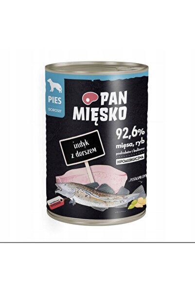 NO BRAND Hrana pentru caini PAN MIĘSKO Peru cu dorsch 400 g