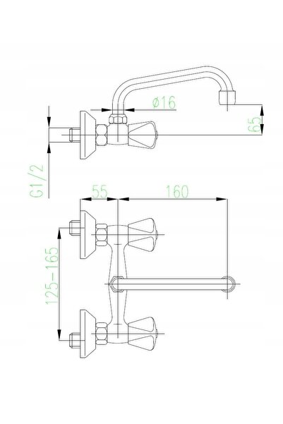 KFA Armatura Baterie lavoar Standard Crom