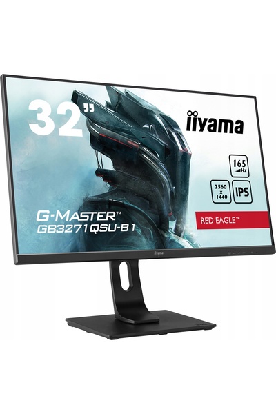 NO BRAND Monitor IIYAMA G-Master GB3271QSU-B1 31.5 2560x1440px IPS 165Hz 1 ms