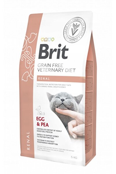 NO BRAND Hrana pentru pisici BRIT Grain Free Veterinary Diets Cat Renal 5 kg