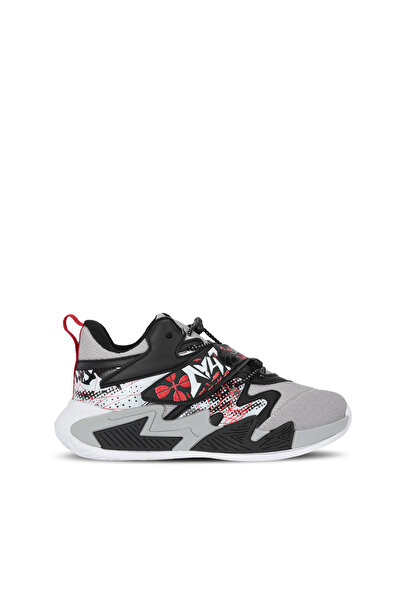 Slazenger Knight I Unisex Kids' Velcro Grey / Red Casual Sneakers