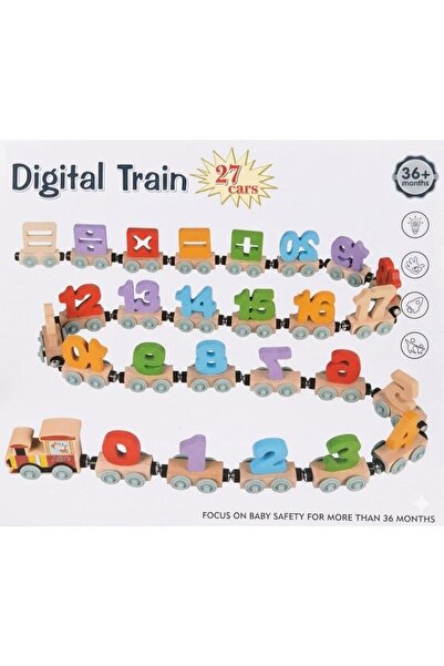Thoth for Publishing and Distribution Wooden Educational Number Train Toy for...