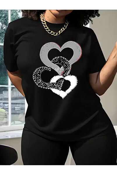 121 2025 Spring/Summer New Women's Short Sleeve T-Shirt Simple and Elegant Lo...