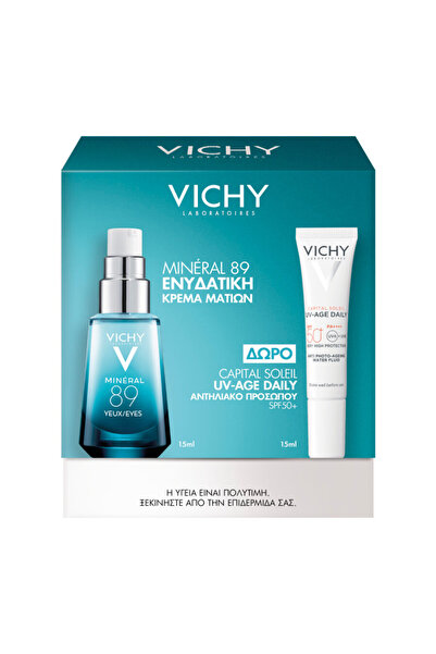 VICHY Προωθητικό Πακέτο Mineral 89 Ενυδατική Κρέμα Ματιών 15ml & ΔΩΡΕΑΝ Αντηλ...