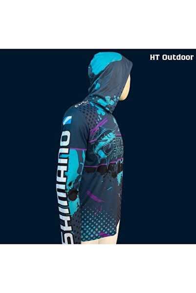 HT Outdoor Special Long Sleeve T-Shirt for Fishing (Uv Protection - Anti-Sweat Fabric)
