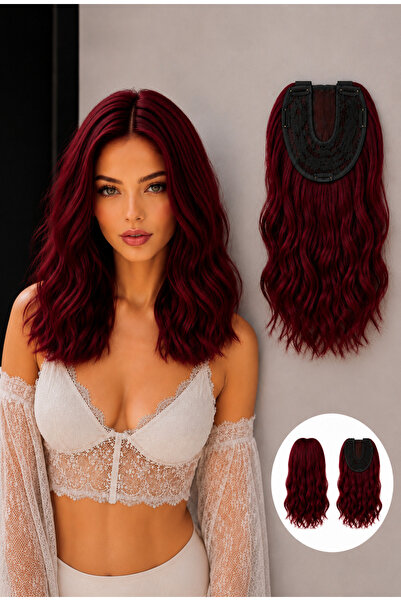 8 Kadına Dair Herşey Kızıl Tül Tepelik Kısa Model
