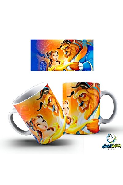 Ghostbastır Design كوب الجمال والوحش |   قطعة واحدة K0471