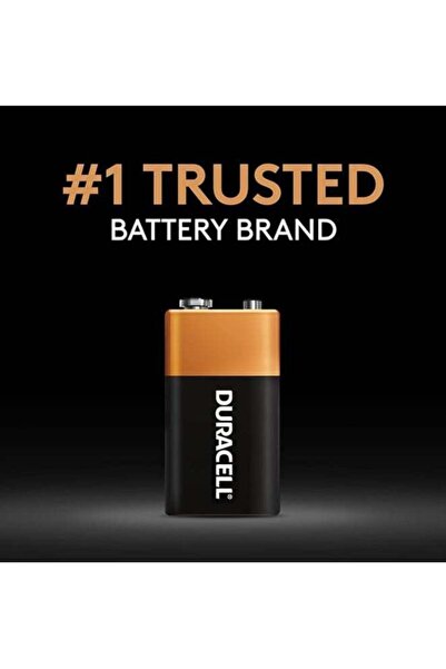 Duracell 9V 2 Long Lasting Power Guaranteed Alkaline Batteries