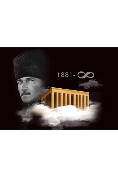 TELLGRAF 10 Kasım Temalı Vinil Afiş (70x100 cm 1 Adet Köşeleri Metal delikli)