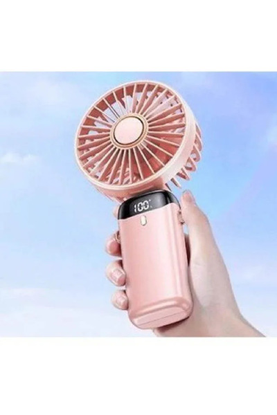 Choice4 1 Portable Handheld Mini Fan Foldable Neck Hanging Fans 5 Speed USB R...
