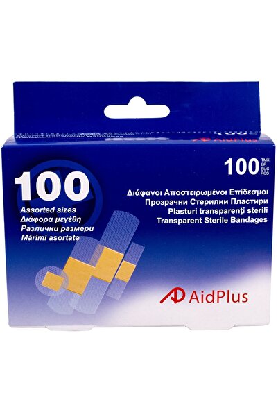 OEM 100 Plasturi Transparenți Rezistenți la Apă, de Dimensiuni Mari Asortate ...
