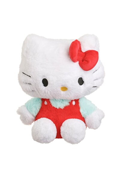 OEM Păpușă de pluș Hello Kitty cu rochie roșie 28cm