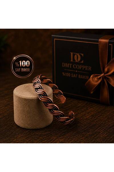 DMT COPPER HOME ÖRGÜ %100 BAKIR El Yapımı Şık Tasarım Kalın Dövülmüş Saf Bakı...