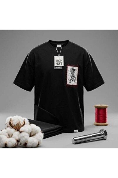 Unique Men's Black T-shirt