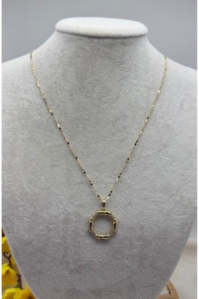 XUPING JEWELRY TuelaTaki/Xuping Jewelry Zirkon TaşLı Minimal Zincirli 14K Kuy...