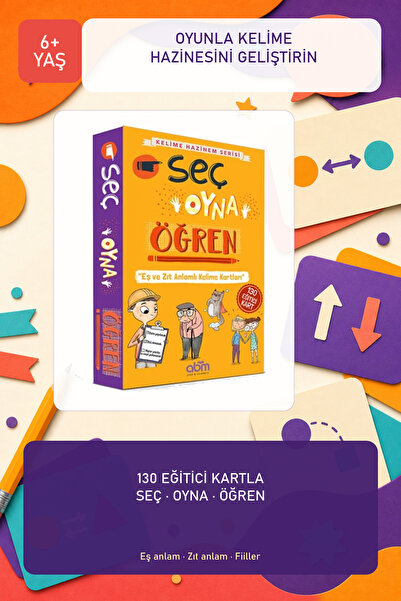 Abm Yayınevi Seç Oyna Öğren Kartları 6+ Yaş Eğitici Aktivite Kartları