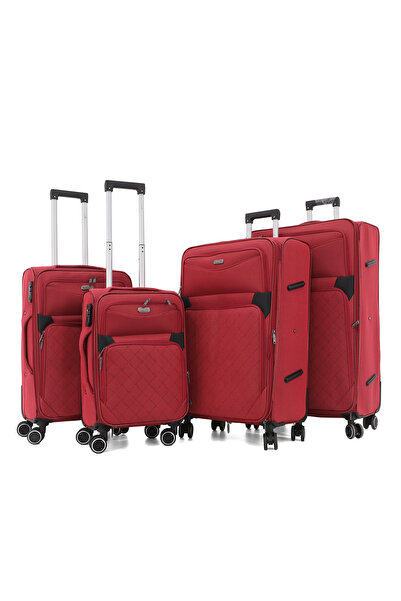 MELIFE 4 Piece Soft Luggage Set | 20", 24", 28", 32" | Lightweight Travel Tro...